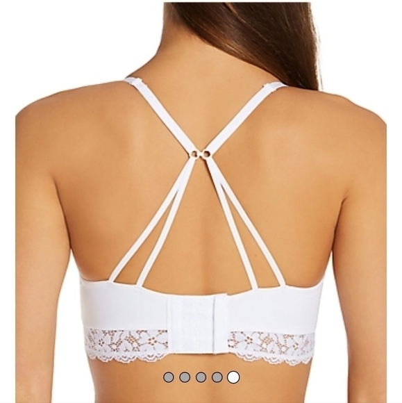 NEW! MAIDENFORM Pure Comfort Convertible Wireless Lace Bralette 34D. - Picture 5 of 10